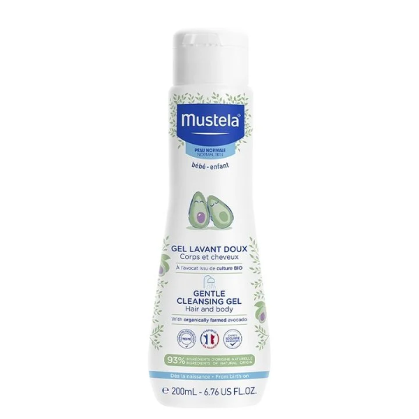 MUSTELA Нежен измиващ гел за коса и тяло 200мл./500мл./750мл.