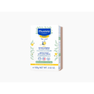 MUSTELA Бебешки сапун с Колд крем и Пчелен восък, 100гр, 36102