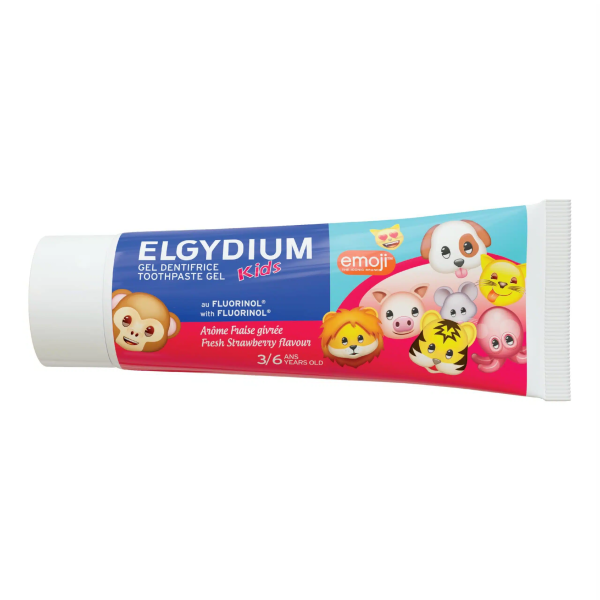 ELGYDIUM Emoji Детска паста за зъби 3-6 години, 50 мл.