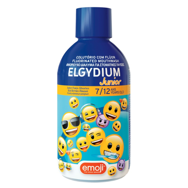 ELGYDIUM Emoji Детска вода за уста, 500 мл.