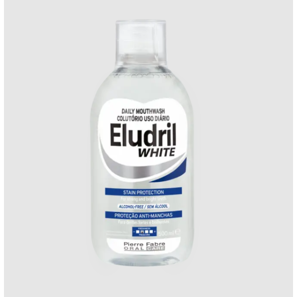 ELUDRIL White Ежедневна вода за уста, 500 мл. ELUDRIL White Ежедневна вода за уста, 500 мл.