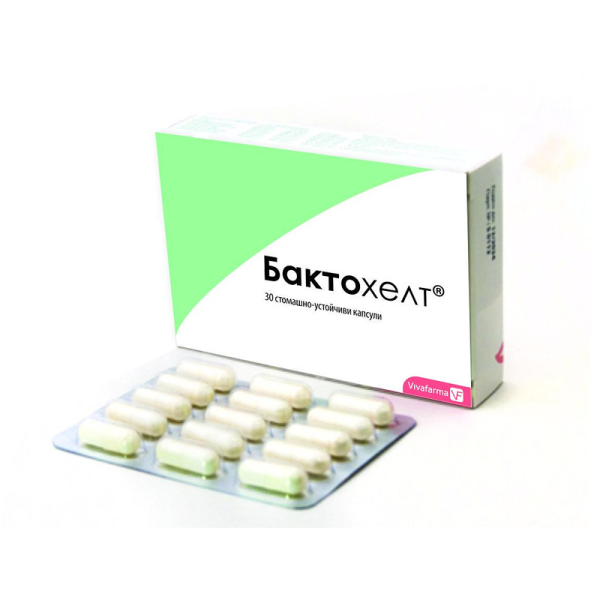 VIVAFARMA Бактохелт, 30 капсули VIVAFARMA Бактохелт, 30 капсули