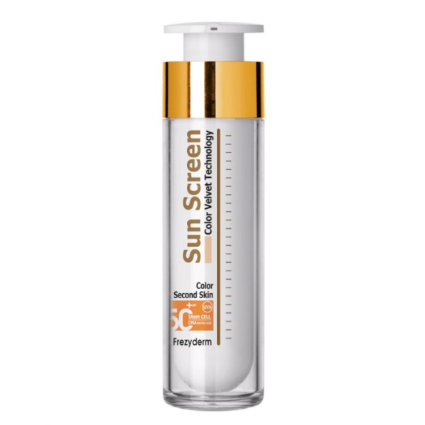 FREZYDERM Velvet Colour Слънцезащитен крем за лице с цвят SPF50+, 50 ml