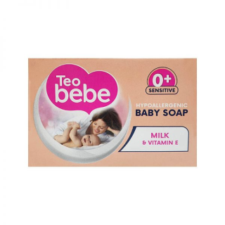 TEO BEBE MILK & VITAMIN E Бебешки крем-сапун с мляко и витамин Е 75гр.