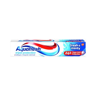 AQUAFRESH TRIPLE ACTION FRESH & MINTY Паста за зъби 