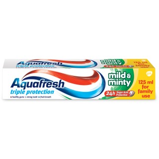 AQUAFRESH TRIPLE ACTION MILD & MINTY Паста за зъби 125мл.