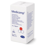HARTMANN Medicomp Нестерилни компреси от нетъкан текстил, 4 дипли, 100 бр., 5х5 см/ 7.5х7.5 см/ 10х10 см HARTMANN Medicomp Нестерилни компреси от нетъкан текстил, 4 дипли, 100 бр., 5х5 см/ 7.5х7.5 см/ 10х10 см