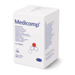 HARTMANN Medicomp Нестерилни компреси от нетъкан текстил, 4 дипли, 100 бр., 5х5 см/ 7.5х7.5 см/ 10х10 см HARTMANN Medicomp Нестерилни компреси от нетъкан текстил, 4 дипли, 100 бр., 5х5 см/ 7.5х7.5 см/ 10х10 см