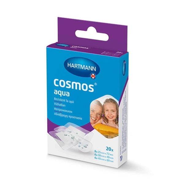 HARTMANN Cosmos Aqua Пластири, 3 размера, 20 бр.