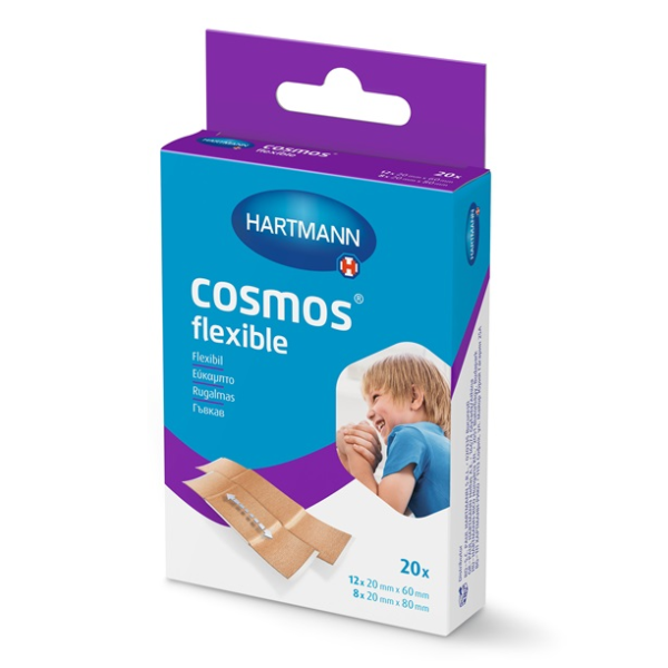 HARTMANN Cosmos Flexible Пластири, 2 размера х 20 бр