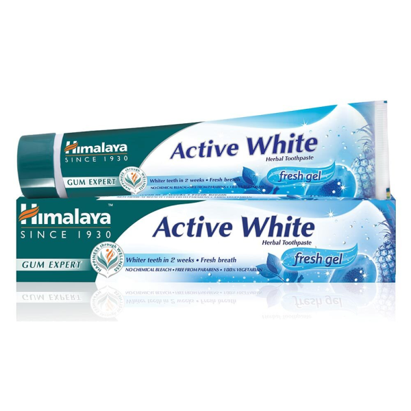 HIMALAYA HERBALS ACTIVE WHITE Паста за зъби 75мл.
