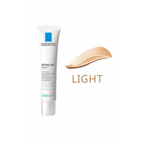 LA ROCHE-POSAY Effaclar Duo+ Unifiant Light Коригиращ оцветен крем за лице за мазна и акнетична кожа против несъвършенства, 40 мл., 518451