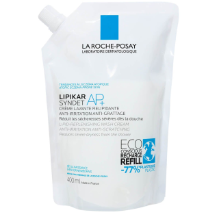 LA ROCHE-POSAY Lipikar Syndet AP+ Измиващ крем (refill), 400 мл., 735766