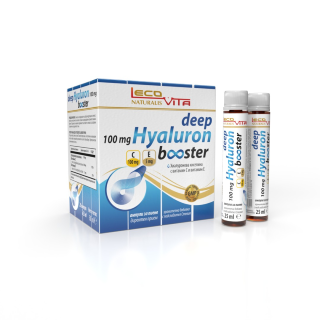 LECOVITA Deep Hyaluron Booster, ампули за пиене 25 мл, 20+4 бр.