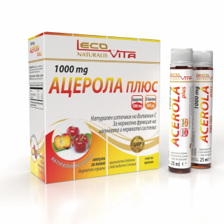 LECOVITA Ацерола Плюс ампули за пиене, 25 мл Х 10 бр.