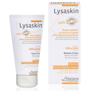 LYSASKIN Слънцезащитен крем за лице SPF 50+, 40 мл