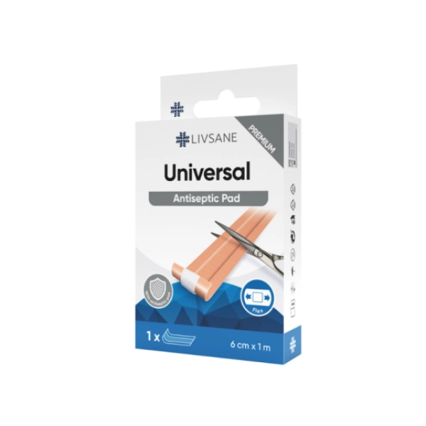 LIVSANE Premium Universal Лента пластир, 6см Х 1 м