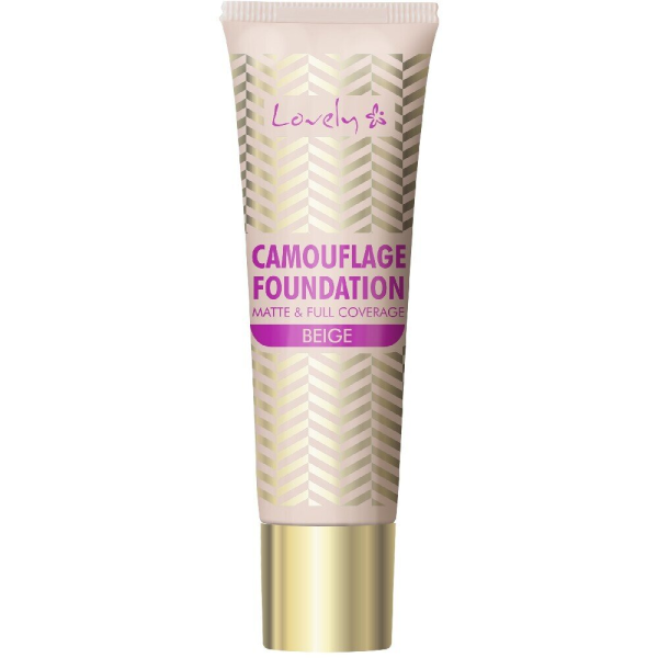 LOVELY Camouflage Beige Фон дьо тен - Камуфлаж, 650010 LOVELY Camouflage Beige Фон дьо тен - Камуфлаж, 650010