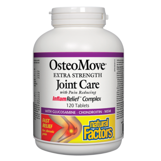 NATURAL FACTORS OsteoMove Грижа за ставите 1431 мг, 60/120/240 таблетки