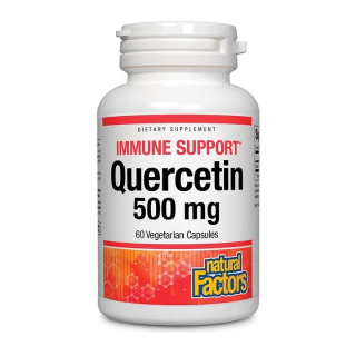 NATURAL FACTORS Immune Support Кверцетин 500 мг, 60 капсули