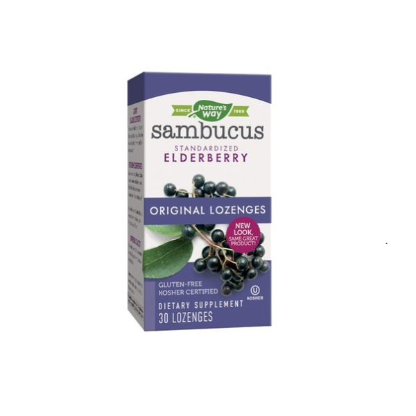 NATURE'S WAY Sambucus Черен бъз за имунна и дихателна система, 200 мг х 30 таблетки NATURE'S WAY Sambucus Черен бъз за имунна и дихателна система, 200 мг х 30 таблетки
