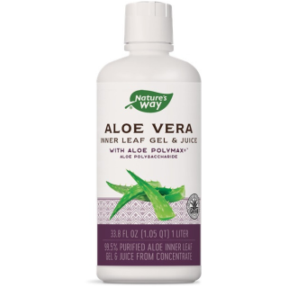 NATURE'S WAY Алое Вера 99% плодов екстракт (гел и сок) от полизахариди, 1 л