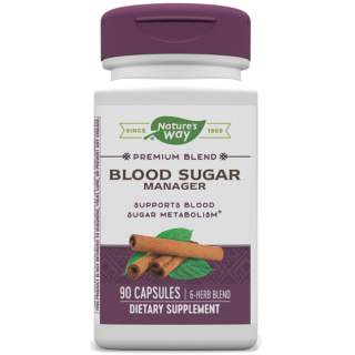 NATURE'S WAY Blood Sugar За контрол на кръвната захар, 90 капсули