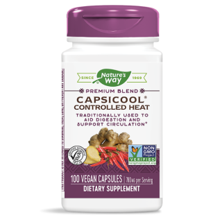 NATURE'S WAY Capsicool За поддържане на нормално телесно тегло и кръвообращение, 100 капсули