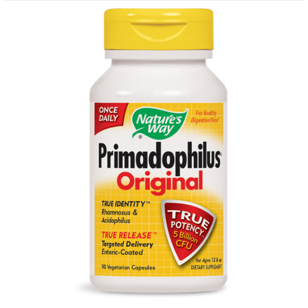 NATURE'S WAY Primadophilus Original 5 млдр. активни пробиотици, 90 капсули NATURE'S WAY Primadophilus Original 5 млдр. активни пробиотици, 90 капсули