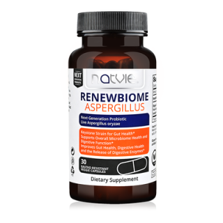 NATVIE RenewBiome Aspergillus Живи пробиотични бактерии, 30 капсули