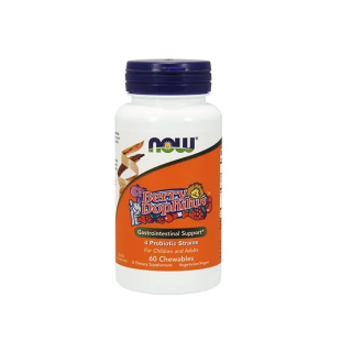 NOW FOODS Беридофилус, 60 дъвчащи таблетки