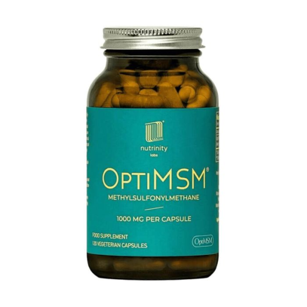 NUTRINITY ОптиМСМ 1000 мг, 120 капсули