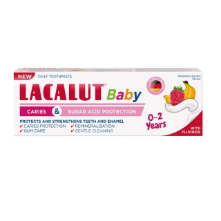 LACALUT Baby Паста за зъби за бебета 0-2 г., 55 мл.