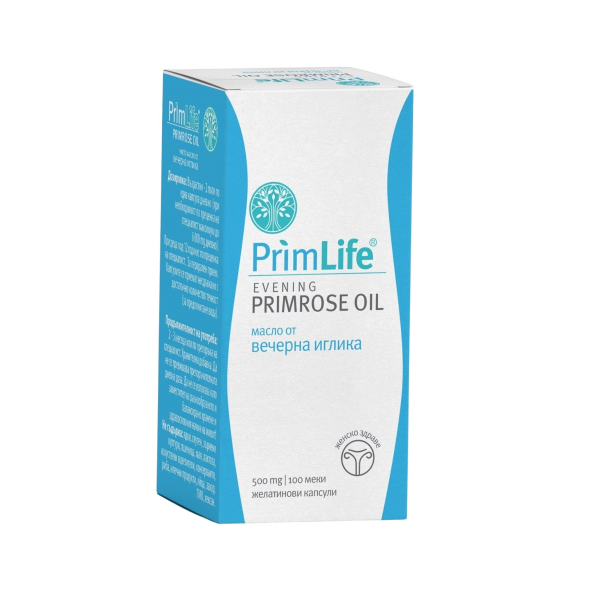 PRIMLIFE Масло от Вечерна иглика 500 мг, 100 капсули