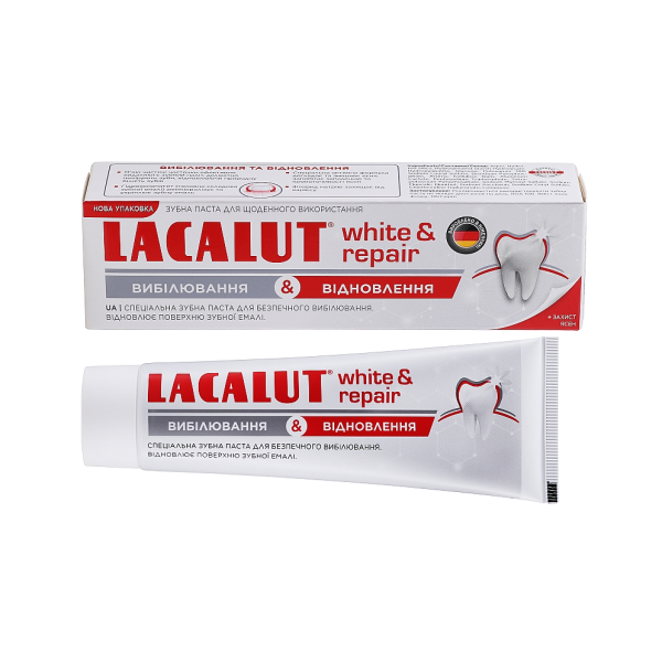 LACALUT White and Repair Паста за зъби, 75 мл. LACALUT White and Repair Паста за зъби, 75 мл.