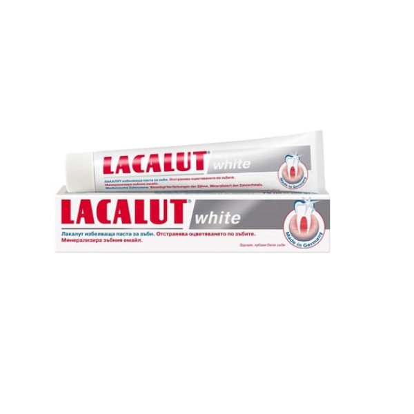 LACALUT White Избелваща паста за зъби, 75 мл