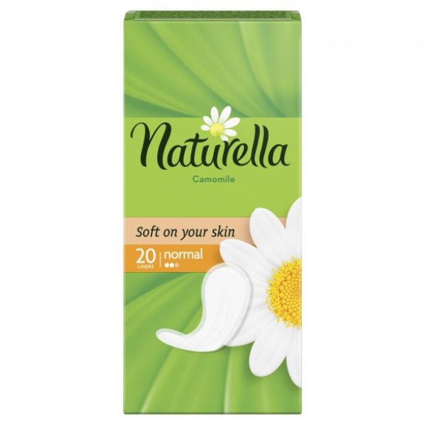 Ежедневни дамски превръзки NATURELLA NORMAL CAMOMILE 20бр. Ежедневни дамски превръзки NATURELLA NORMAL CAMOMILE 20бр.