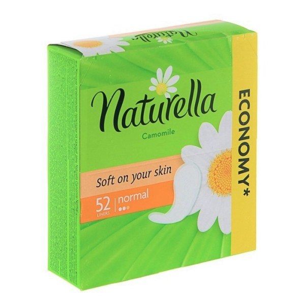 Ежедневни дамски превръзки NATURELLA NORMAL CAMOMILE 52бр. Ежедневни дамски превръзки NATURELLA NORMAL CAMOMILE 52бр.