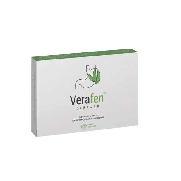 NATURPHARMA Верафен дъвчащи таблетки, 15 бр. NATURPHARMA Верафен дъвчащи таблетки, 15 бр.