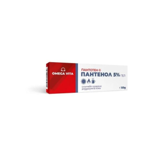 OMEGA VITA Пантенол гел 5%, 50 г.