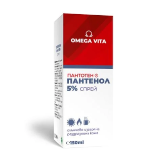OMEGA VITA Пантенол спрей 5%, 150 мл