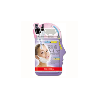 PUREDERM Повдигаща и изглаждаща маска и серум за V line, 1бр