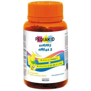 PEDIAKID Омега-3 дъвчащи мечета, 60 бр.