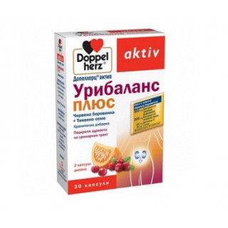 ДОПЕЛХЕРЦ АКТИВ УРИБАЛАНС ПЛЮС/УРИНАРЕН ТРАКТ/ капс.х30