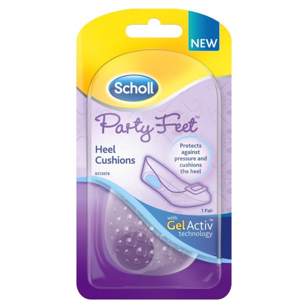 SCHOLL PARTY FEET HEEL CUSHIONS Шол прозрачни възглавнички за пети 2бр. SCHOLL PARTY FEET HEEL CUSHIONS Шол прозрачни възглавнички за пети 2бр.