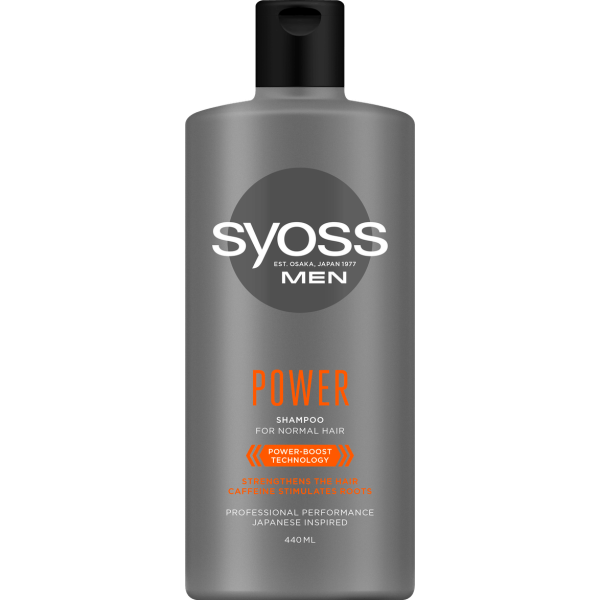 SYOSS MEN POWER Шампоан за мъже за нормална коса 440мл.