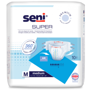 SENI SUPER Пелени XS/S/M/L/XL размер, 10 бр.