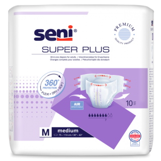SENI SUPER PLUS Пелени M/L/XL/XXL размер, 10 бр.