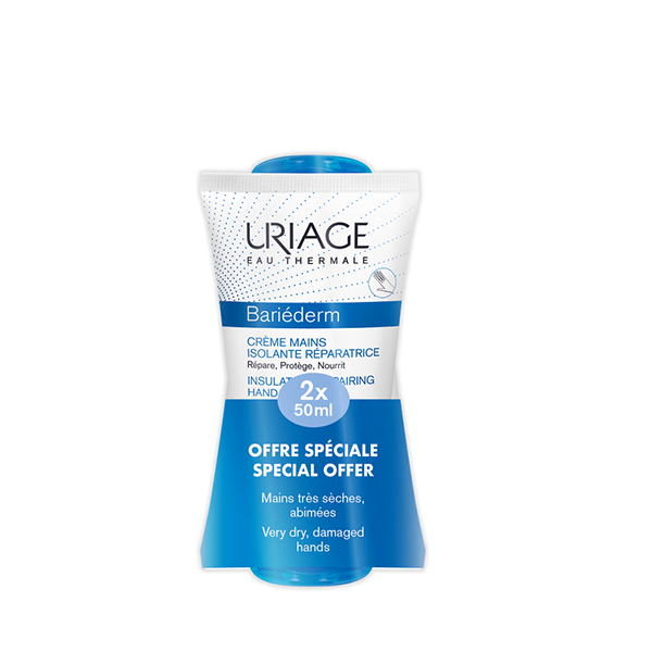 URIAGE Bariederm Крем за ръце, 2х50 мл