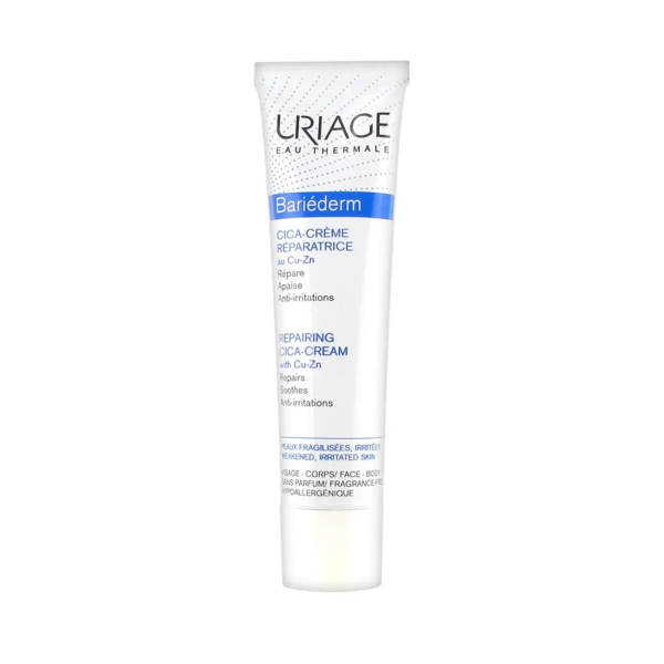 URIAGE Bariederm Cica Изолиращ, възстановяващ крем с мед и цинк, 40 мл